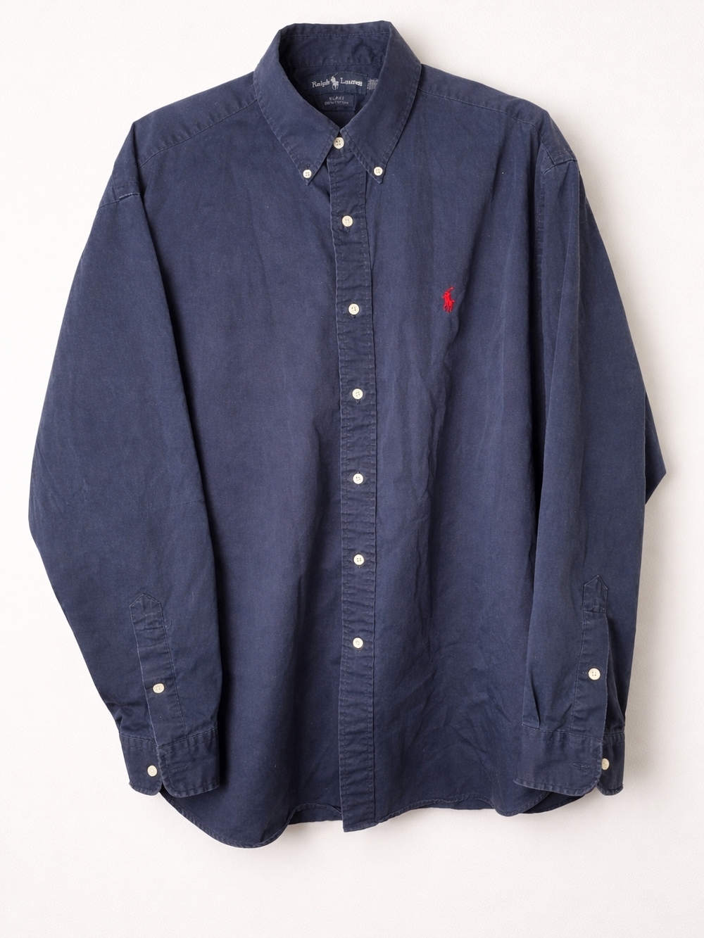Ralph Lauren Button-Down Shirt | Navy | Size XL